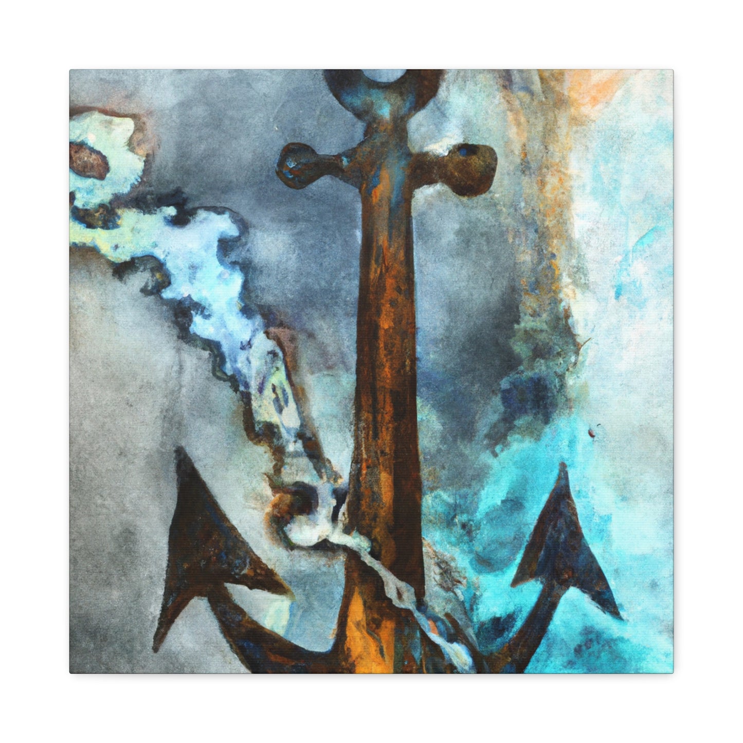 Anchors in the Clouds - Canvas