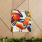 The mandarin duck, native to East Asia, became a popular motif in Art Deco aesthetics of the 1920s. Representing a symbol of love and fidelity, the Mandarin duck became popular because of its striking colors and graceful posture. The - Canvas