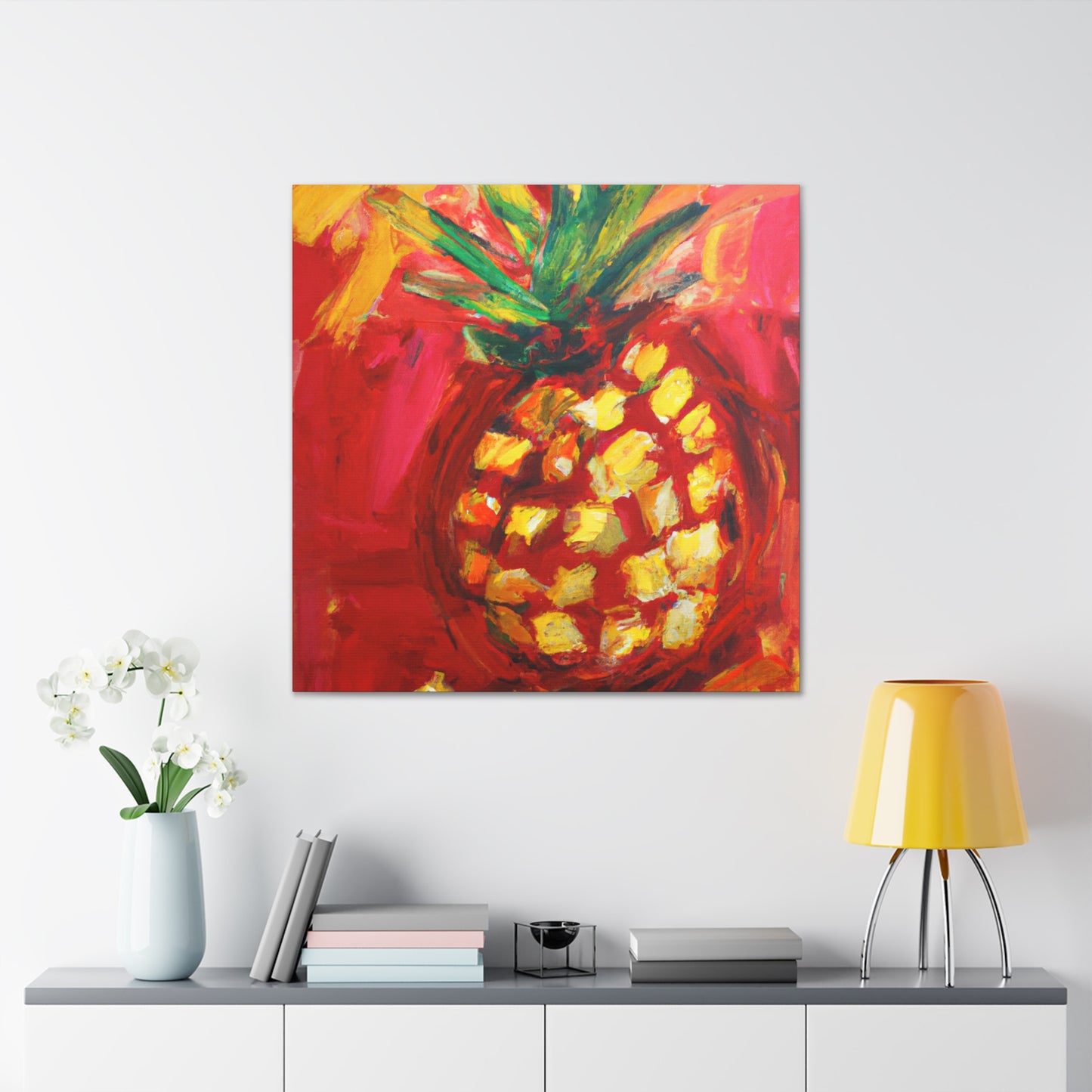 Pineapple Paradise Painting - Canvas