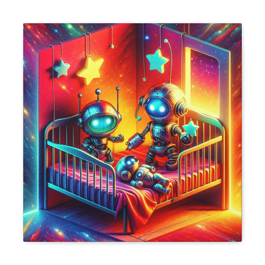 Robotic Cosmo Escapade - Canvas