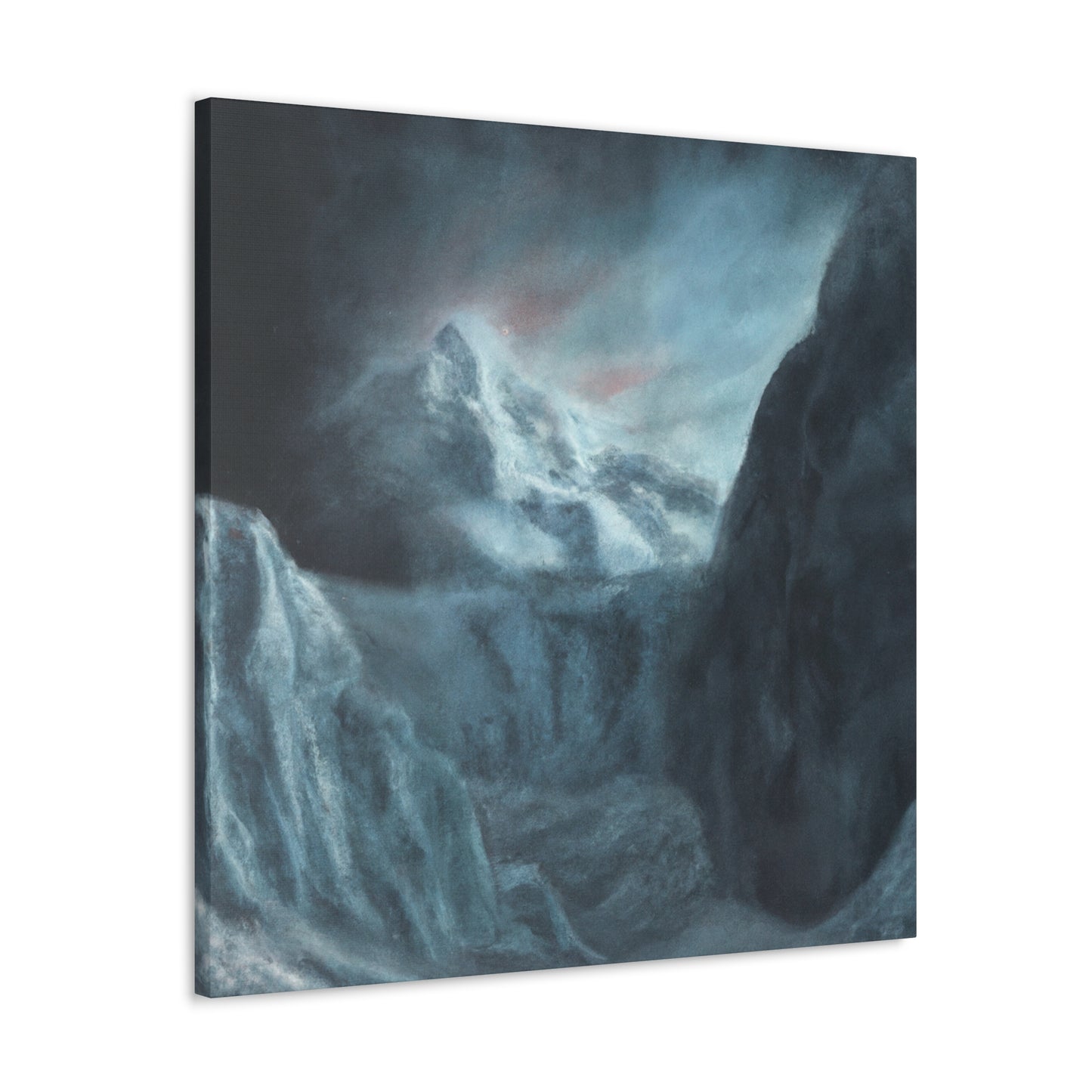 "Glacier Ice Swirls" - Canvas