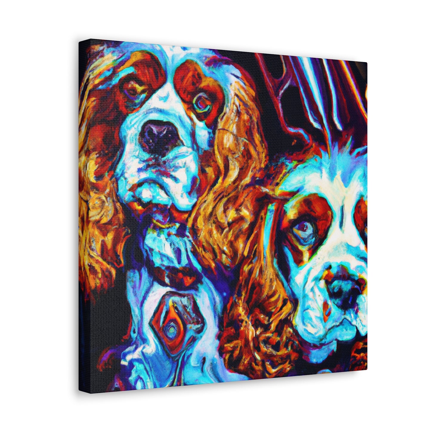 "Spaniel in the Sand" - Canvas