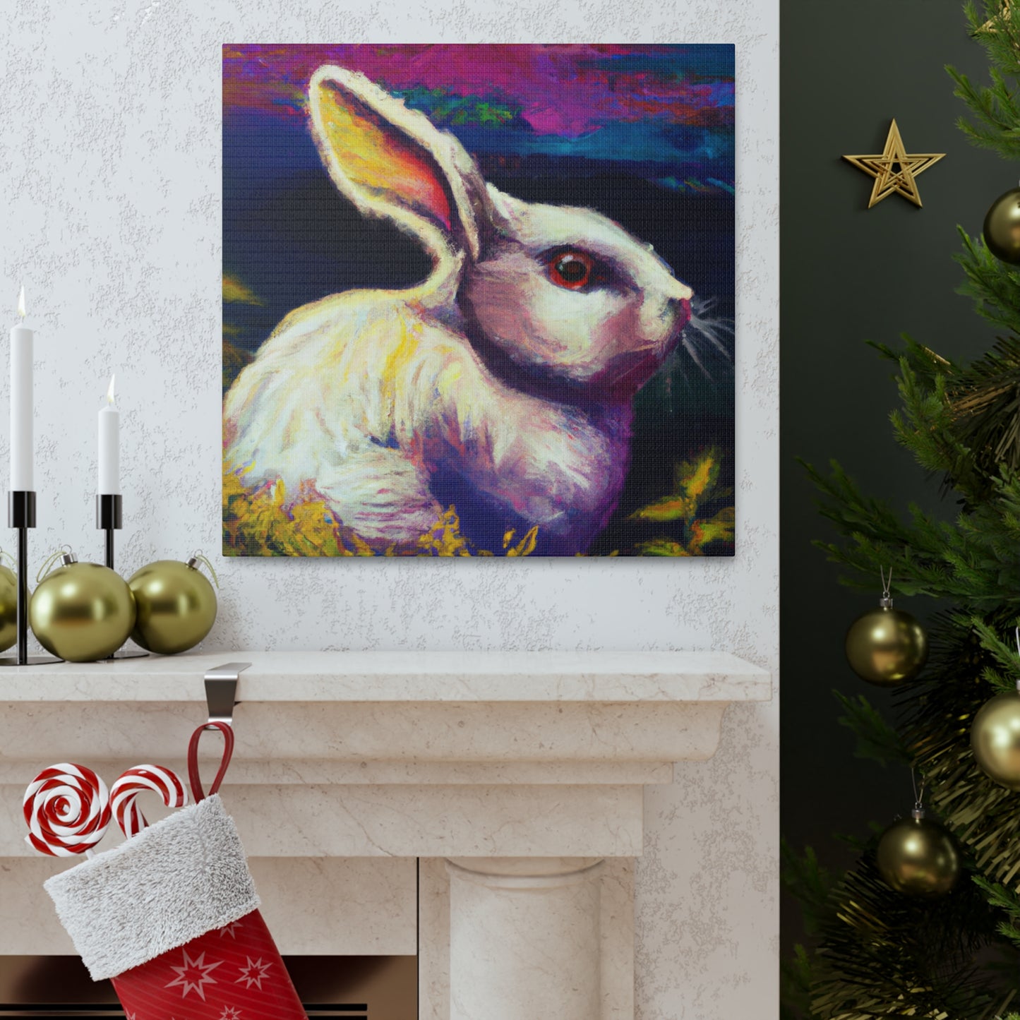 Rabbit Realism Study - Canvas