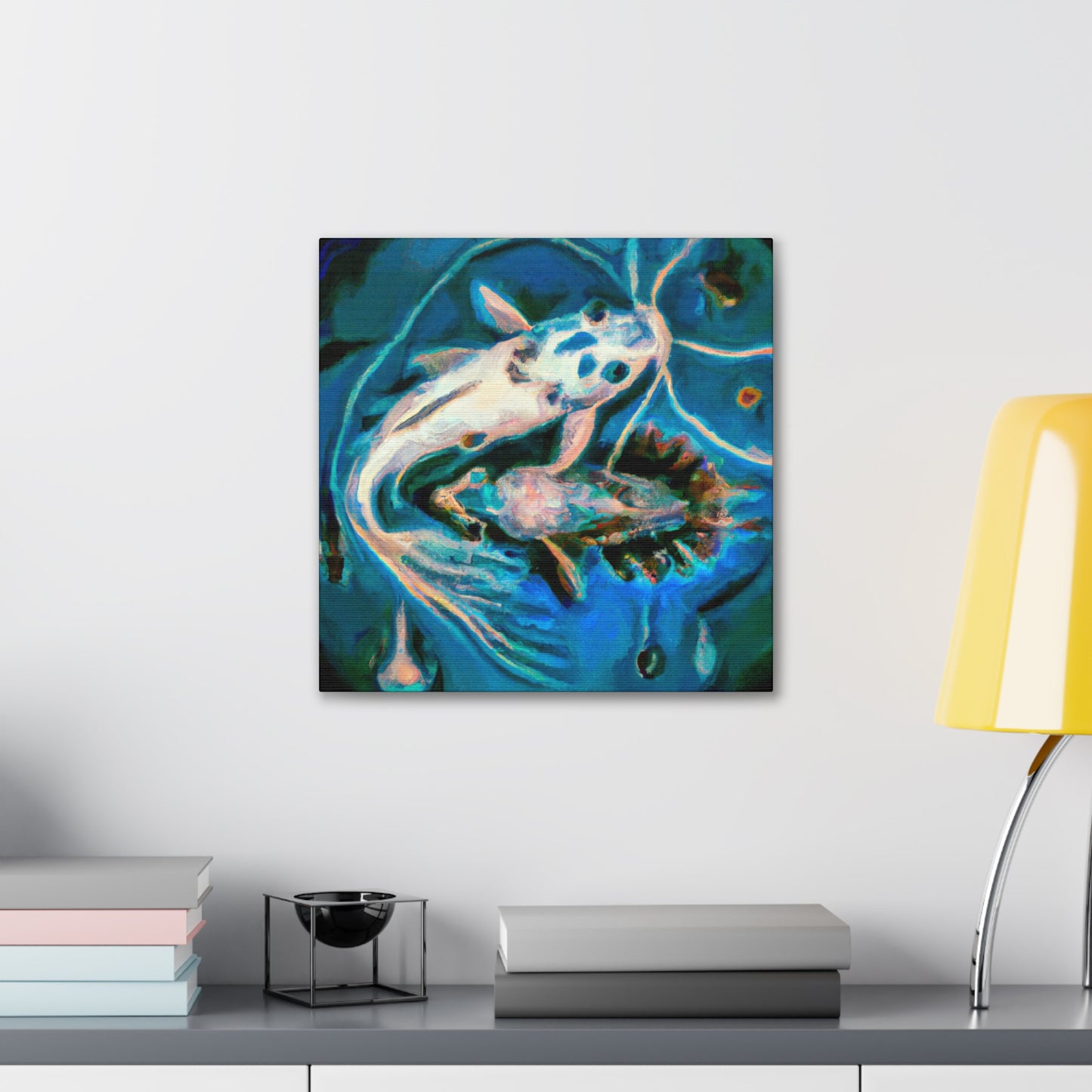 "Corydoras Catfish Gala" - Canvas