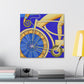 Racing Bicycle Sunset - Canvas