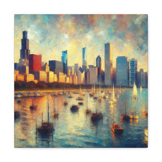 "Cityscape of Hope" - Canvas