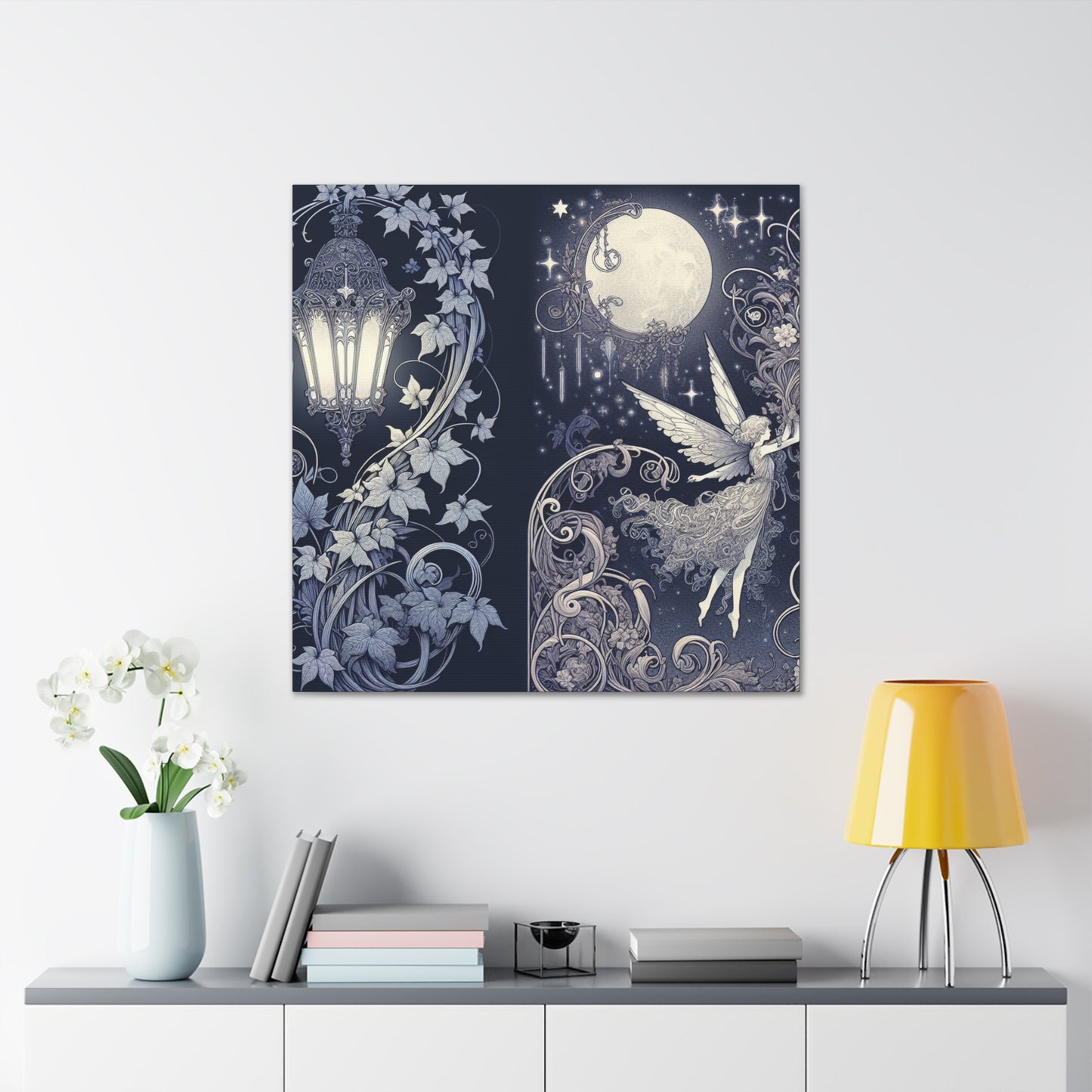 Whispering Blooms Unveiled - Canvas