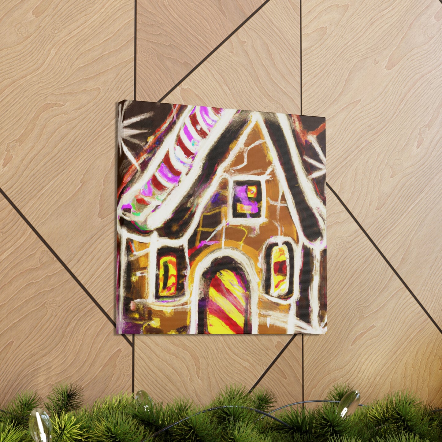 Gingerbread Dream House - Canvas