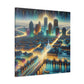 Soulful Cityscape Mosaic - Canvas