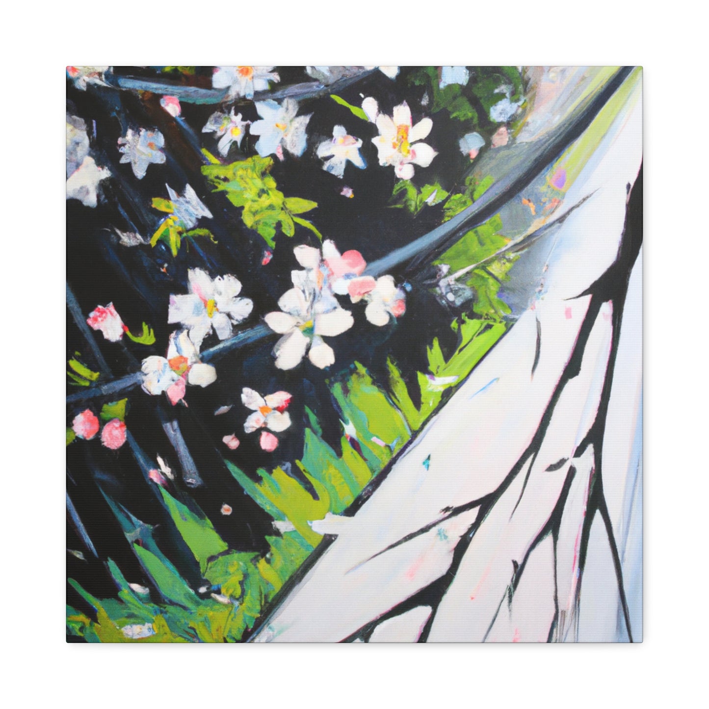 Cherry Blossom Oasis - Canvas