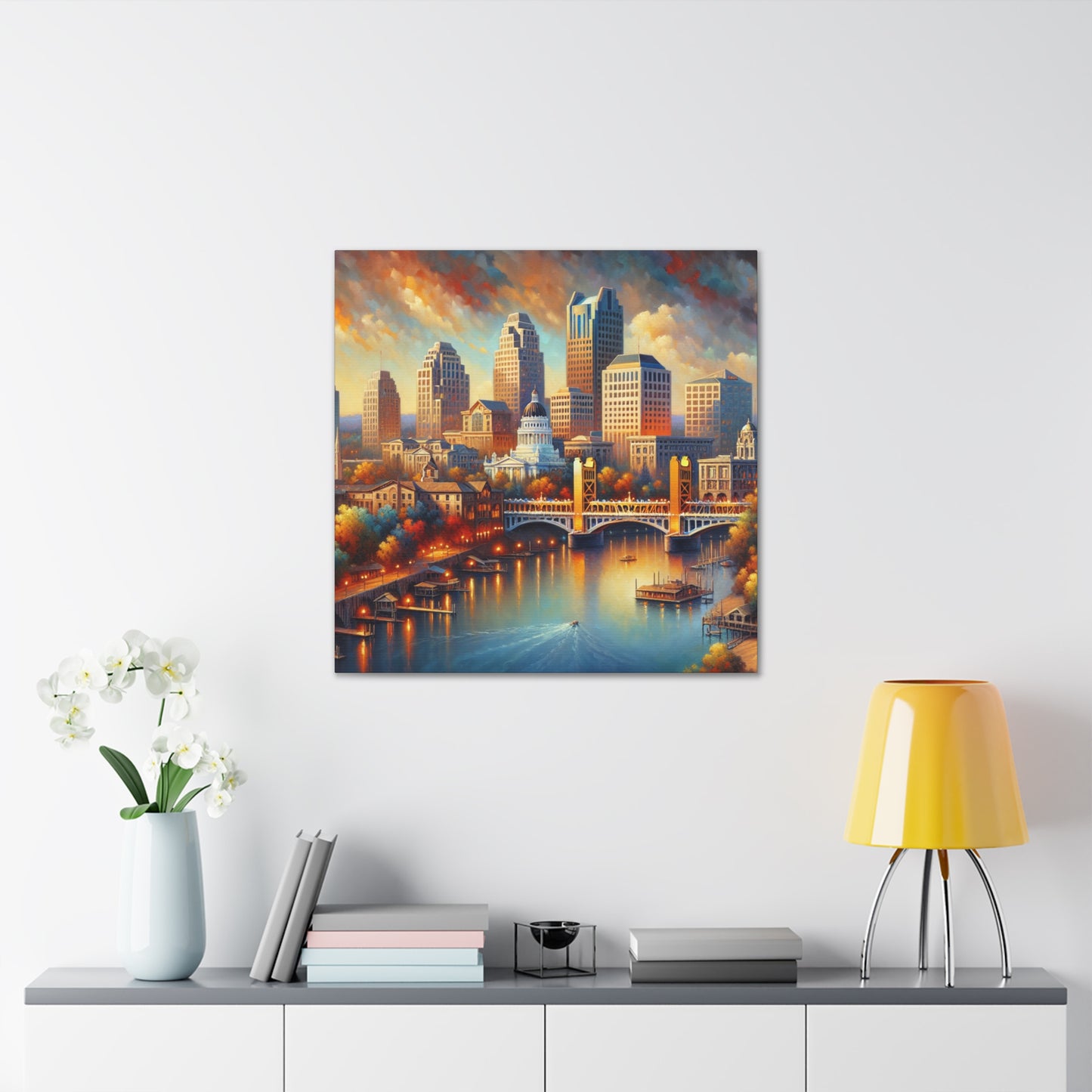 Golden Dreams of Sacramento - Canvas