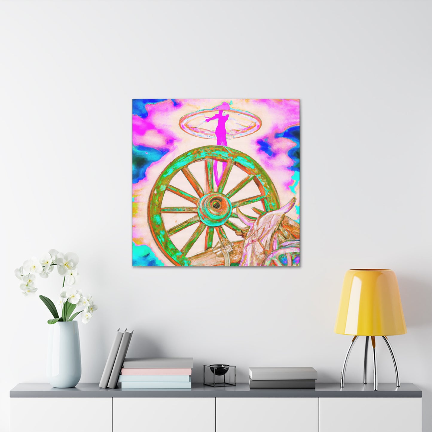 "Wheel of Surrealism" - Canvas