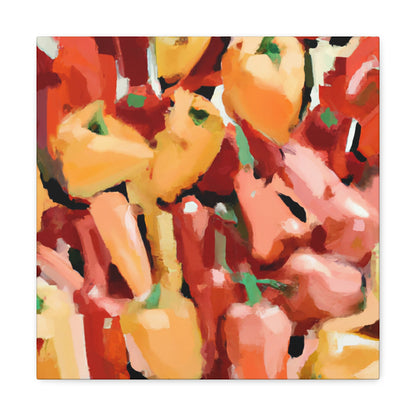 Peppers in Abstraction - Canvas