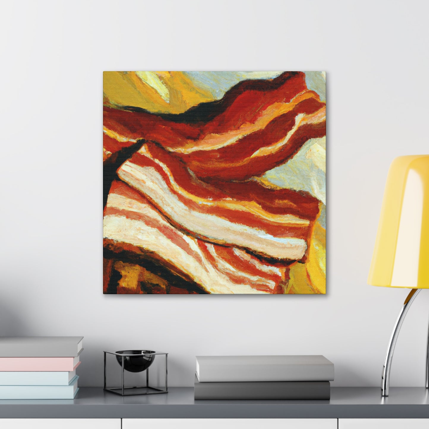 Bacon in the Garden - Canvas