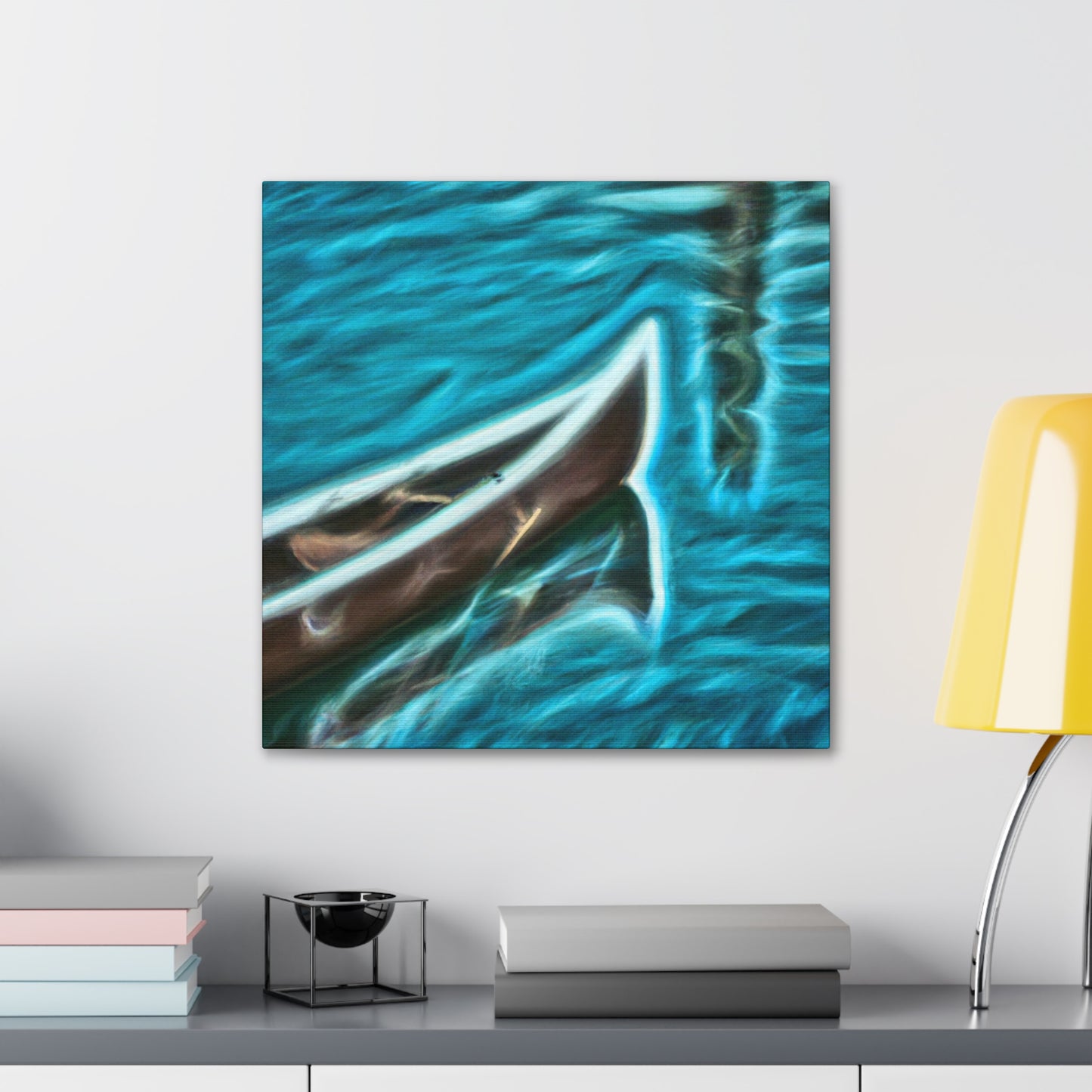 Paddling Through Paradise - Canvas