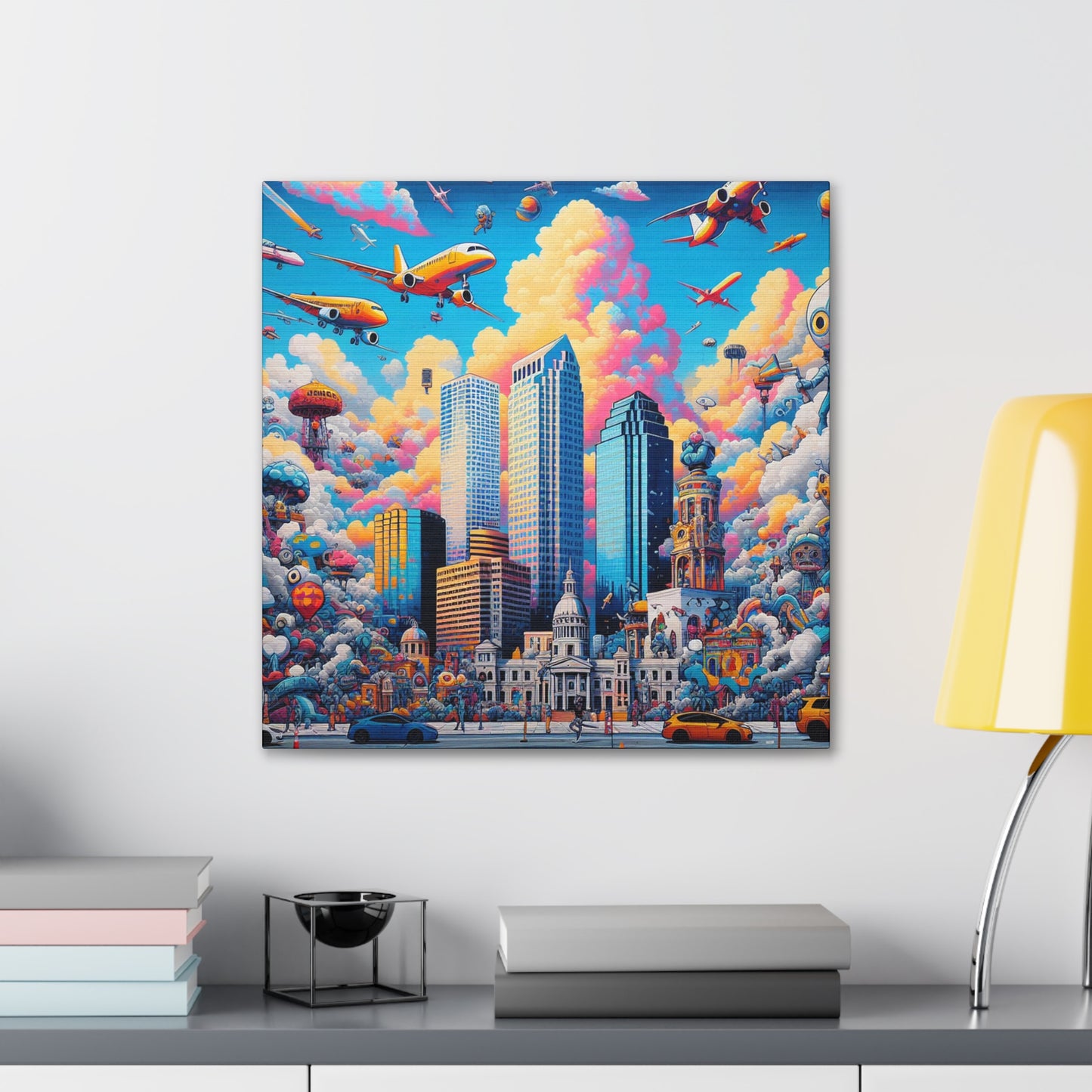 Sunshine City Mosaic - Canvas