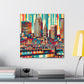 "Louisville Lively Colors" - Canvas