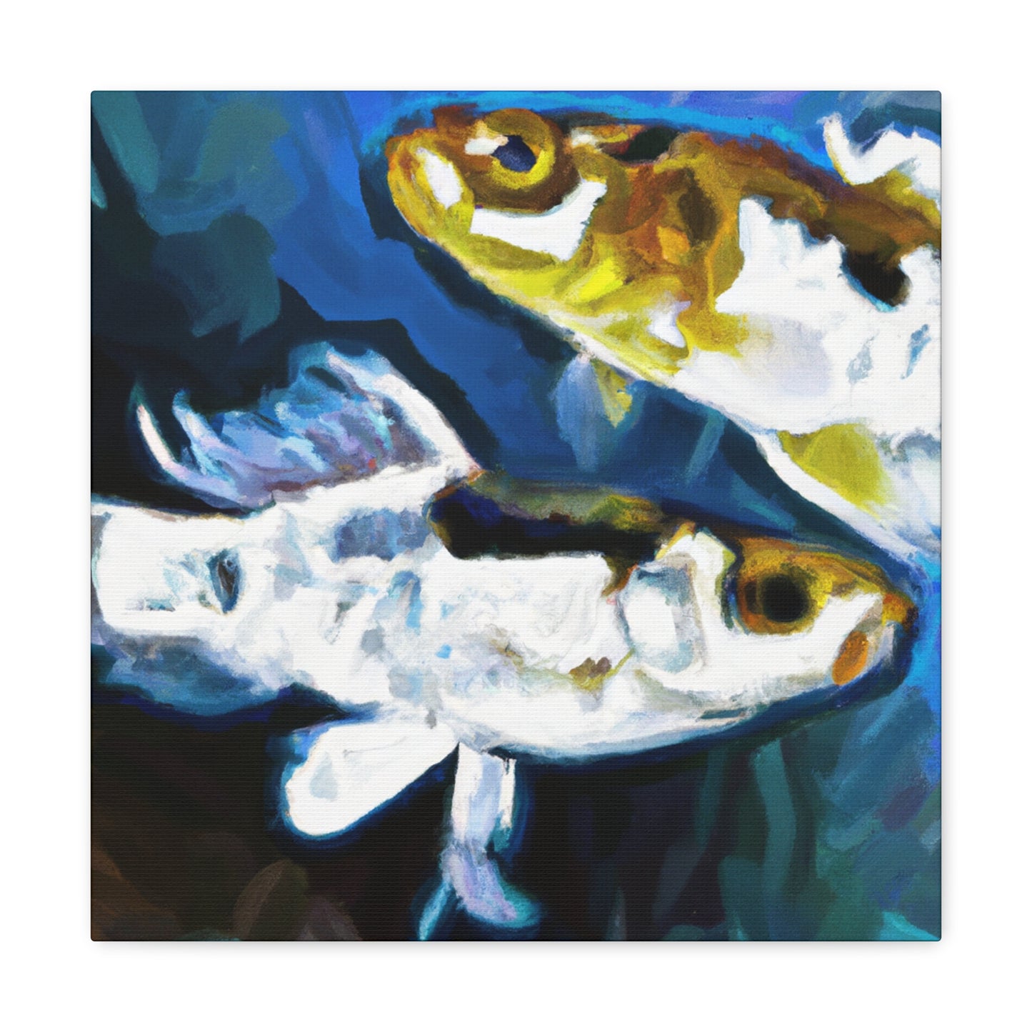 Killifish In Bloom - Canvas