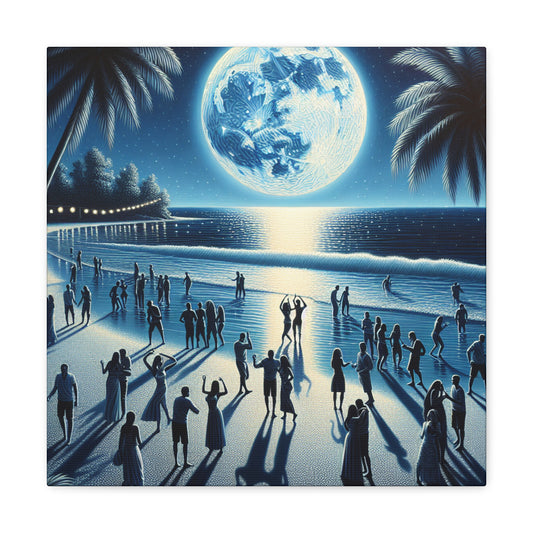 Midnight Shore Soirée - Canvas