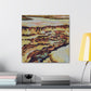 Canyon in Bold Colors - Canvas