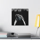 "Majestic Humpback Whales" - Canvas