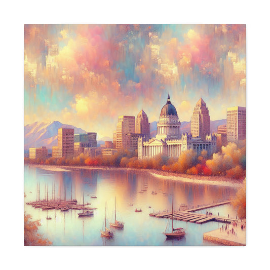 "Serenity in Salt City" - Canvas