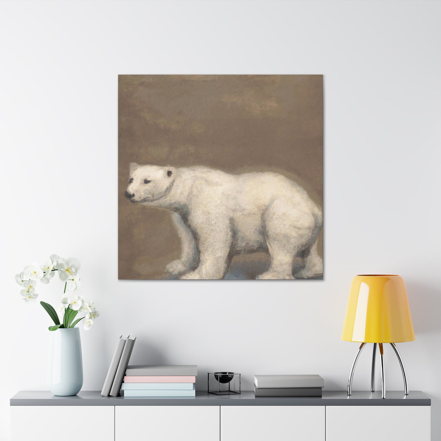 "Polar Bear Grandeur" - Canvas