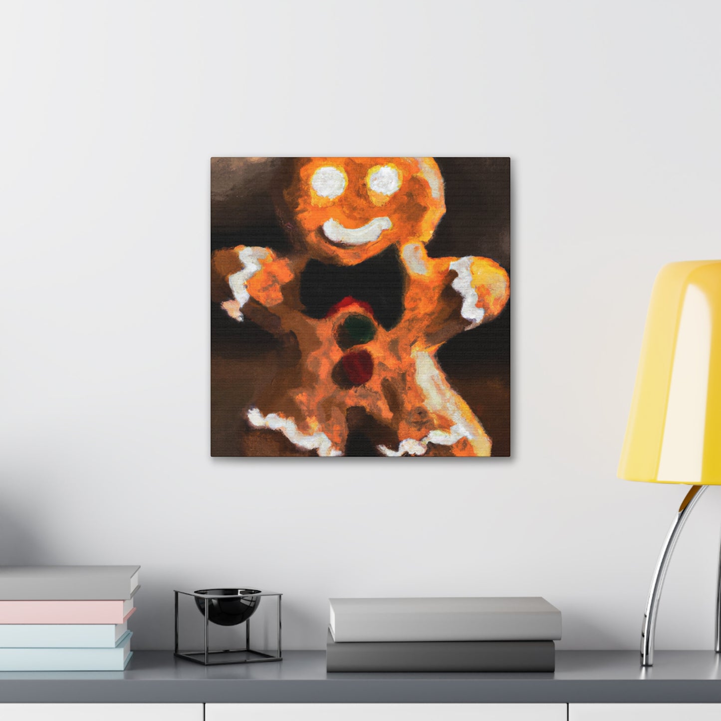 Gingerbread Man Delight - Canvas