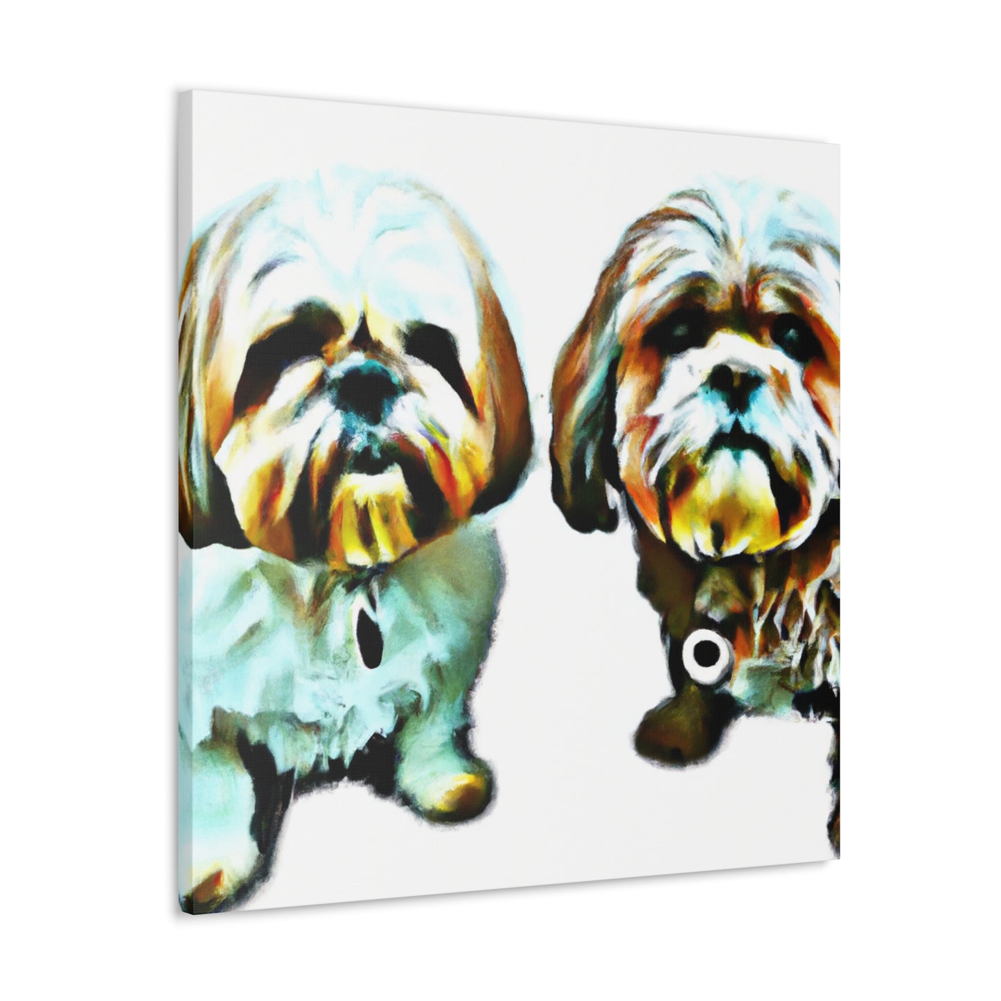 Shih Tzu Ablaze. - Canvas