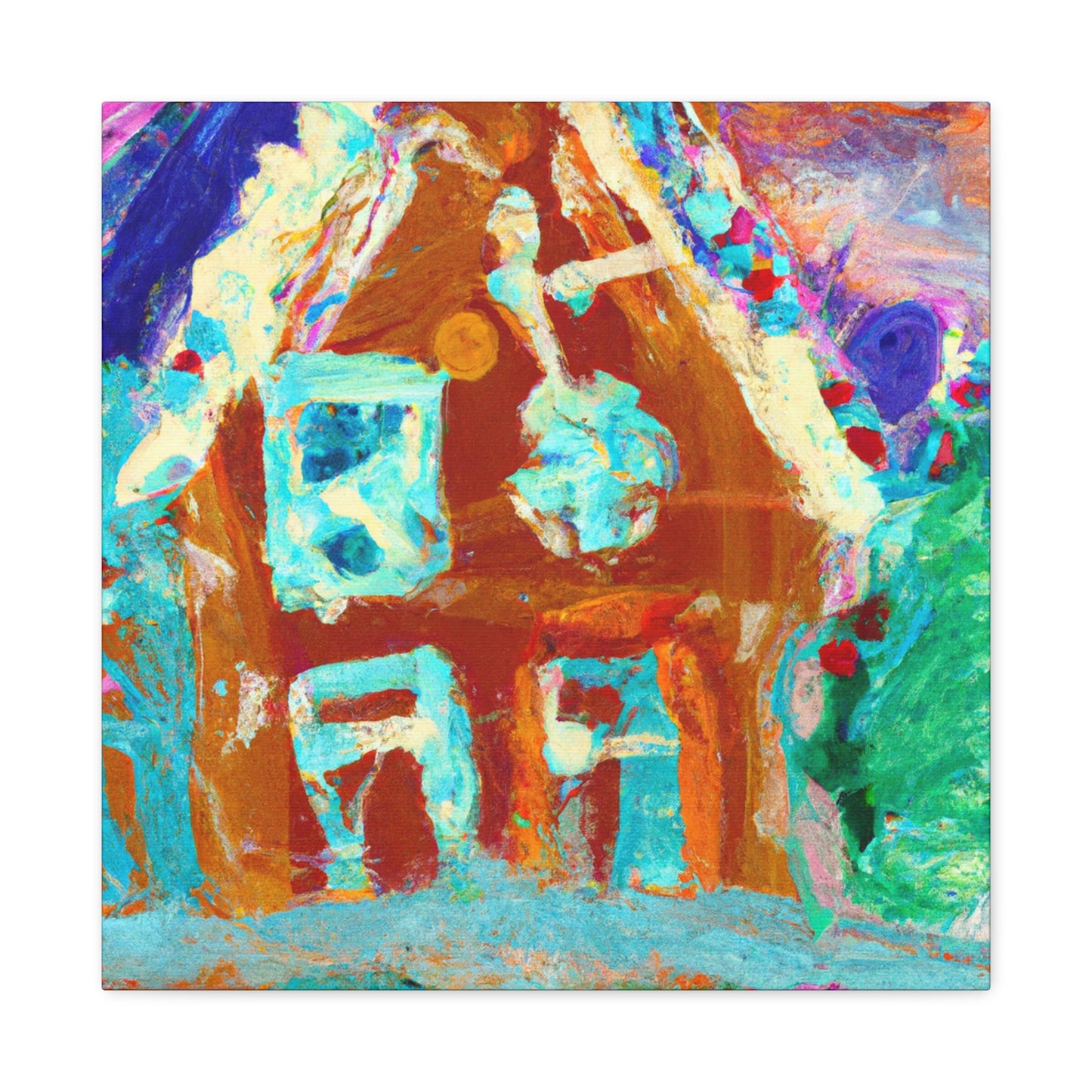 Gingerbread Dreamscape - Canvas