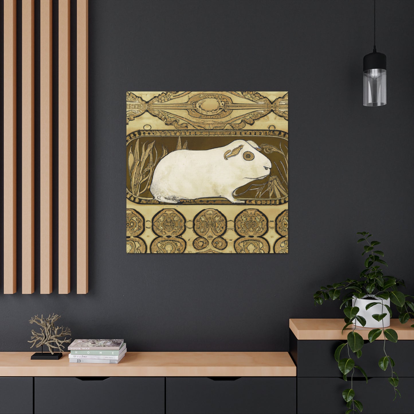 "Guinea Pig Retreats". - Canvas