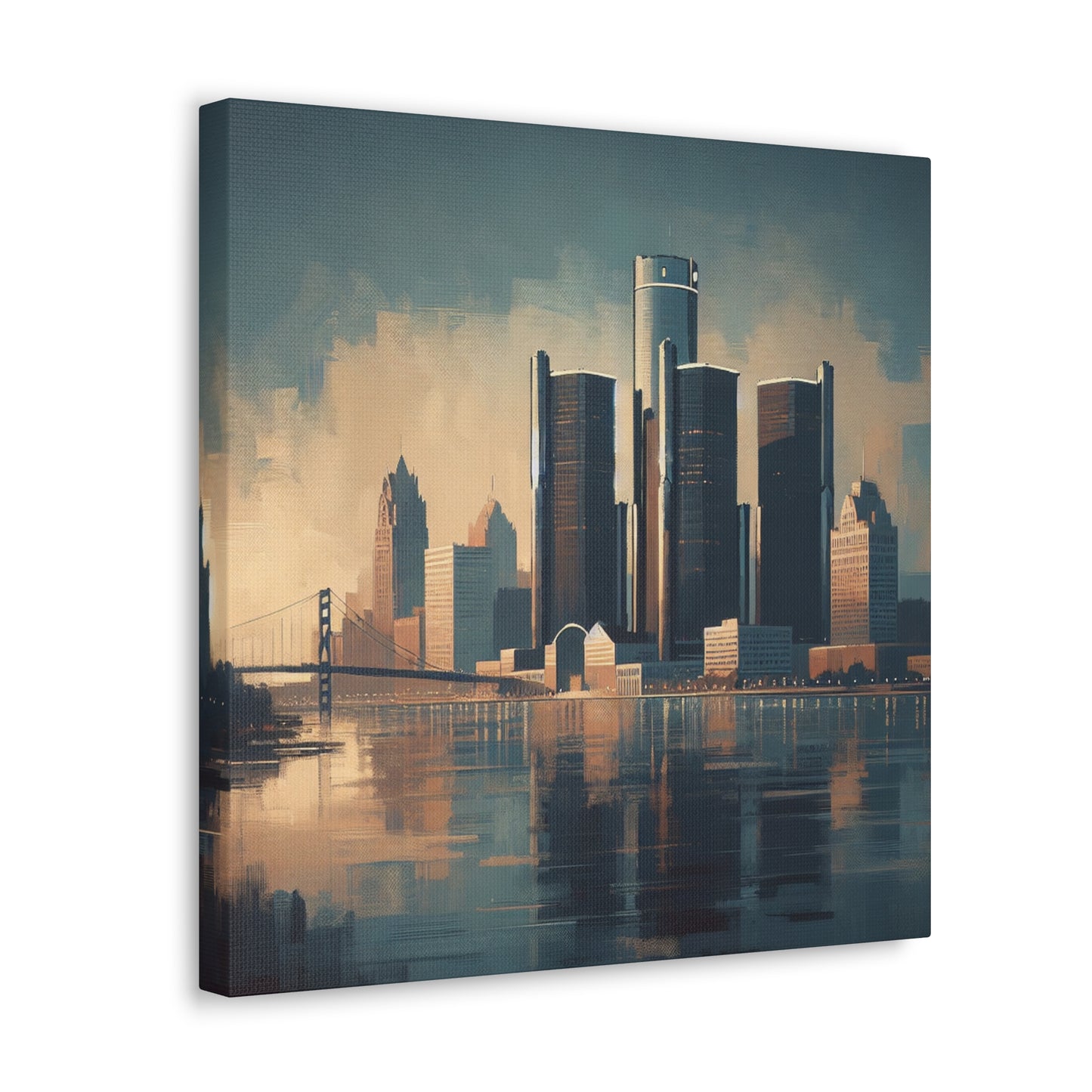 "Resurgence of Rust: A Detroit Odyssey" - Canvas