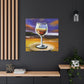 "Wine Glass by Moonlight" - Canvas