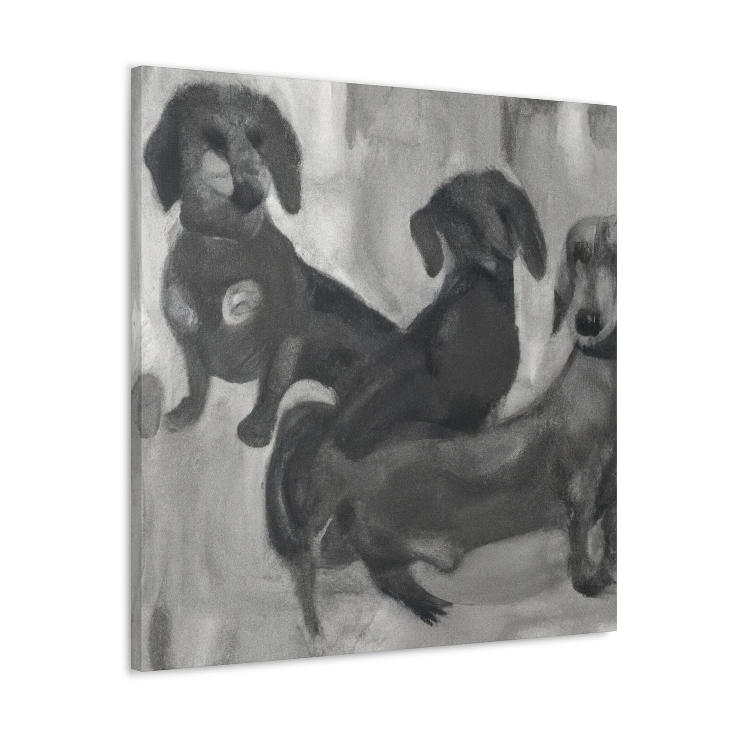 "Dachshund in the Sunlight" - Canvas