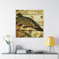 Pike in the Stream - Canvas