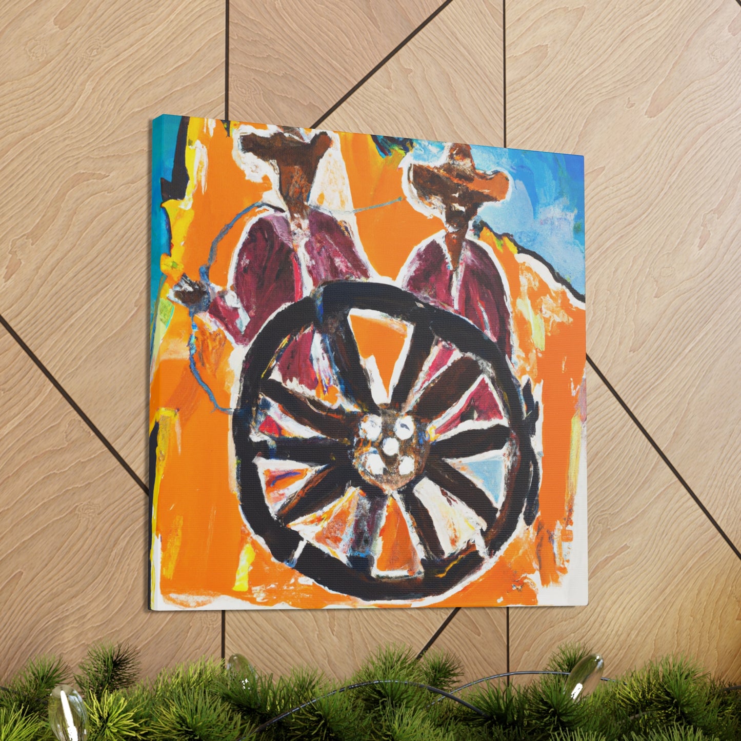 "Wheel of Abstraction" - Canvas