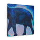 Elephant in Impressionism - Canvas