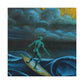 "Surfer on a Wave" - Canvas