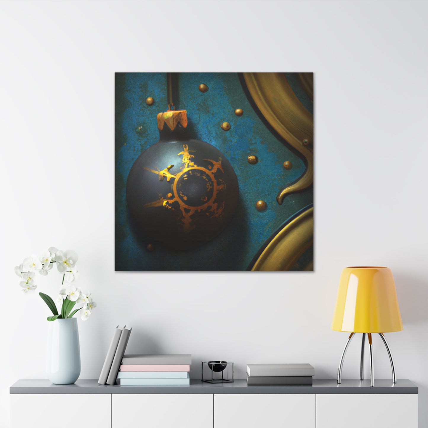 Steampunk Christmas Baubles - Canvas