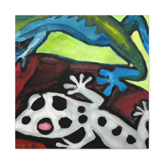 Gecko in Abstraction - Canvas