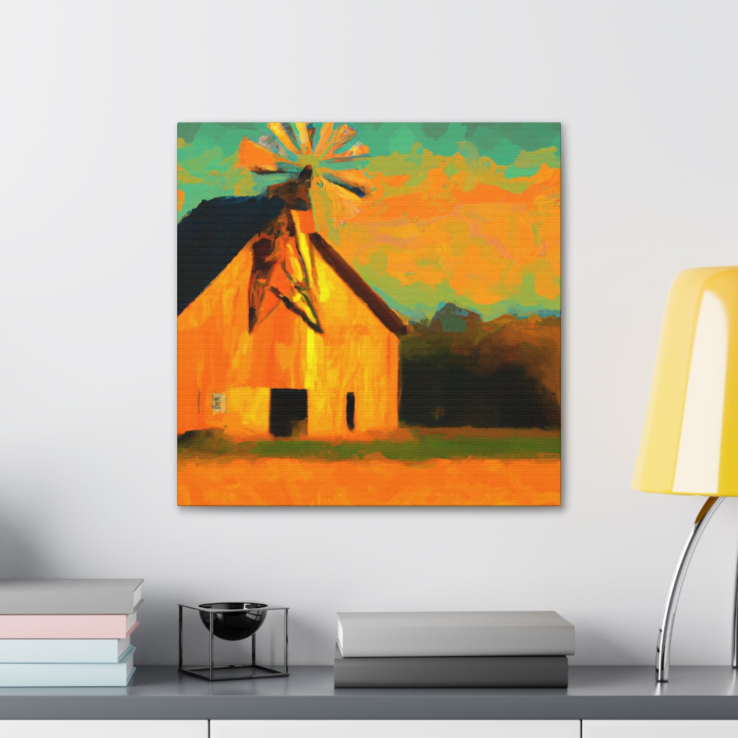 Windmill's Majestic Dance - Canvas