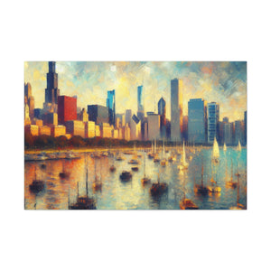 "Cityscape of Hope" - Canvas