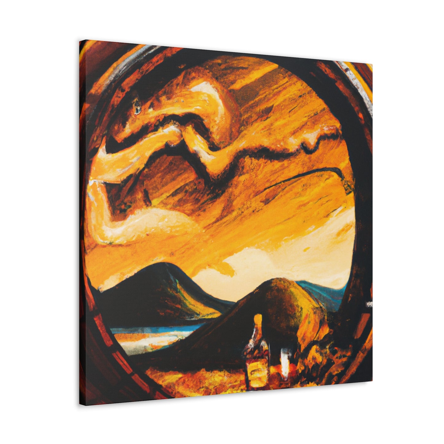 Whiskey Barrel Revelation - Canvas