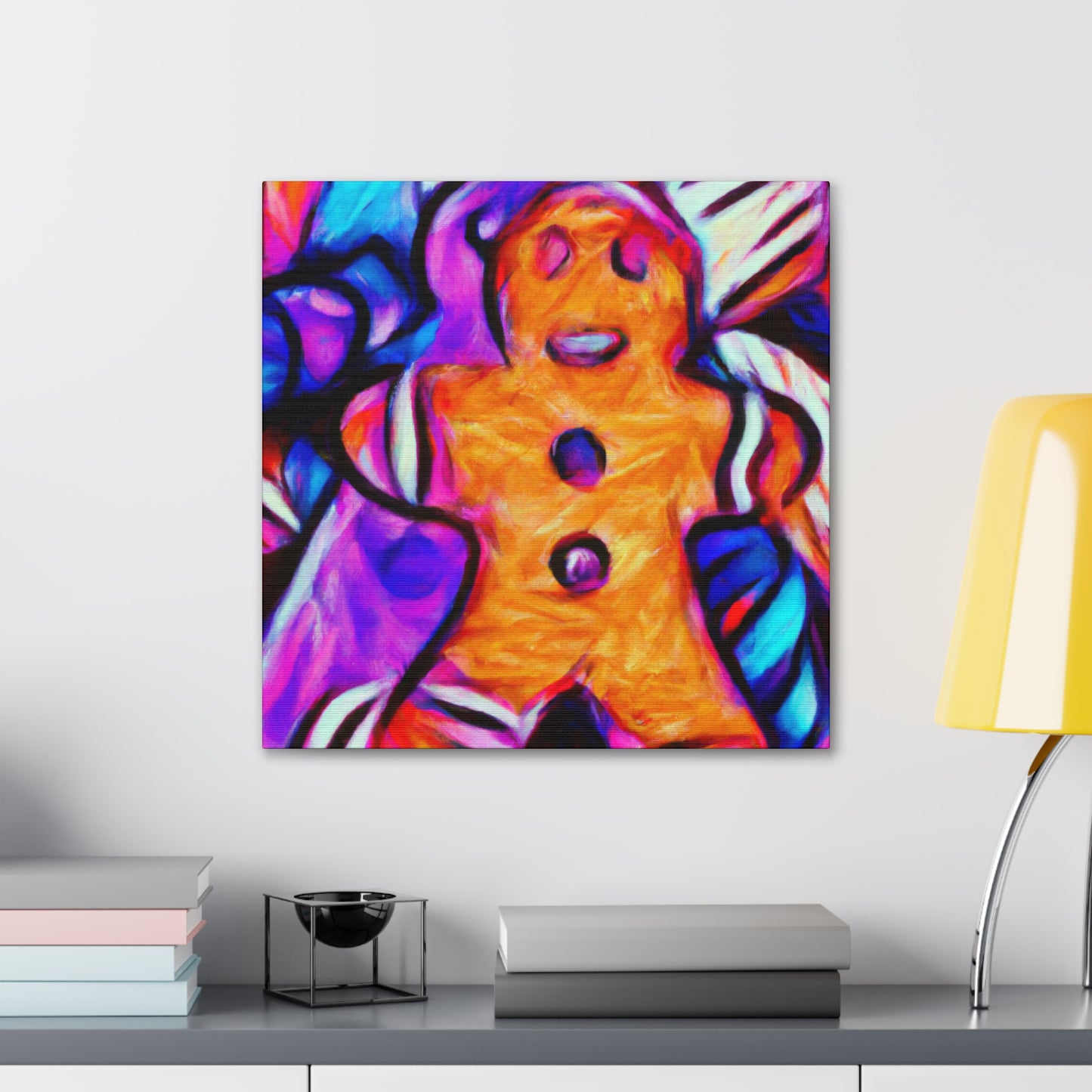 Gingerbread Man Fauvism - Canvas