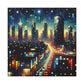 "Nightscape Luminescence" - Canvas