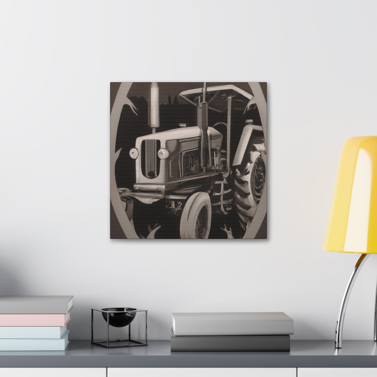 "Tractor Mechanization Dream" - Canvas