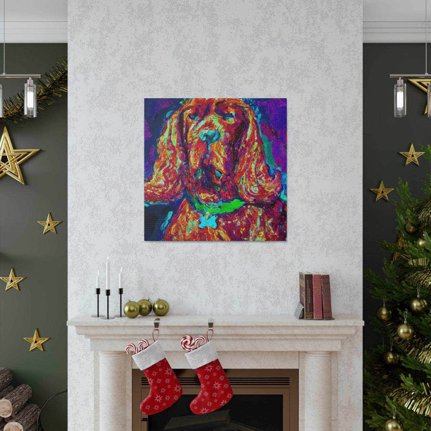 "Irish Setter Impressionism" - Canvas