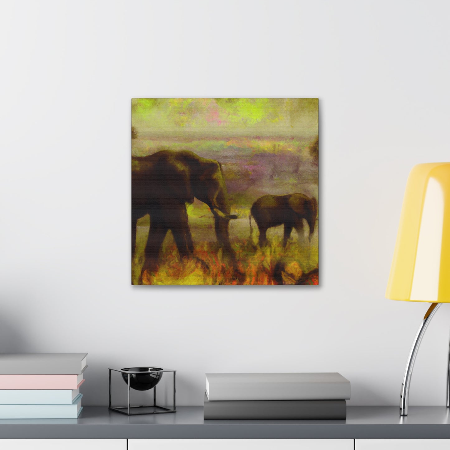 "Elephant in the Clouds" - Canvas