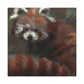 "A Red Panda Slumber" - Canvas