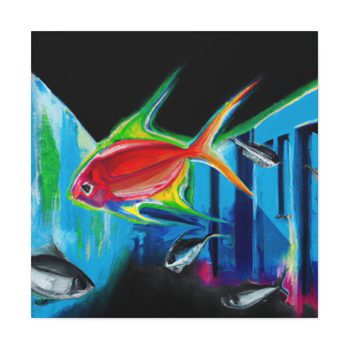 Neon Tetra Radiance - Canvas